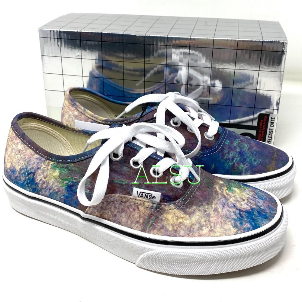 VANS Authentic Low Top Moma Claude Monet Canvas Shoes Women Size 6.5 VN0A2Z5I18H - Picture 6 of 11